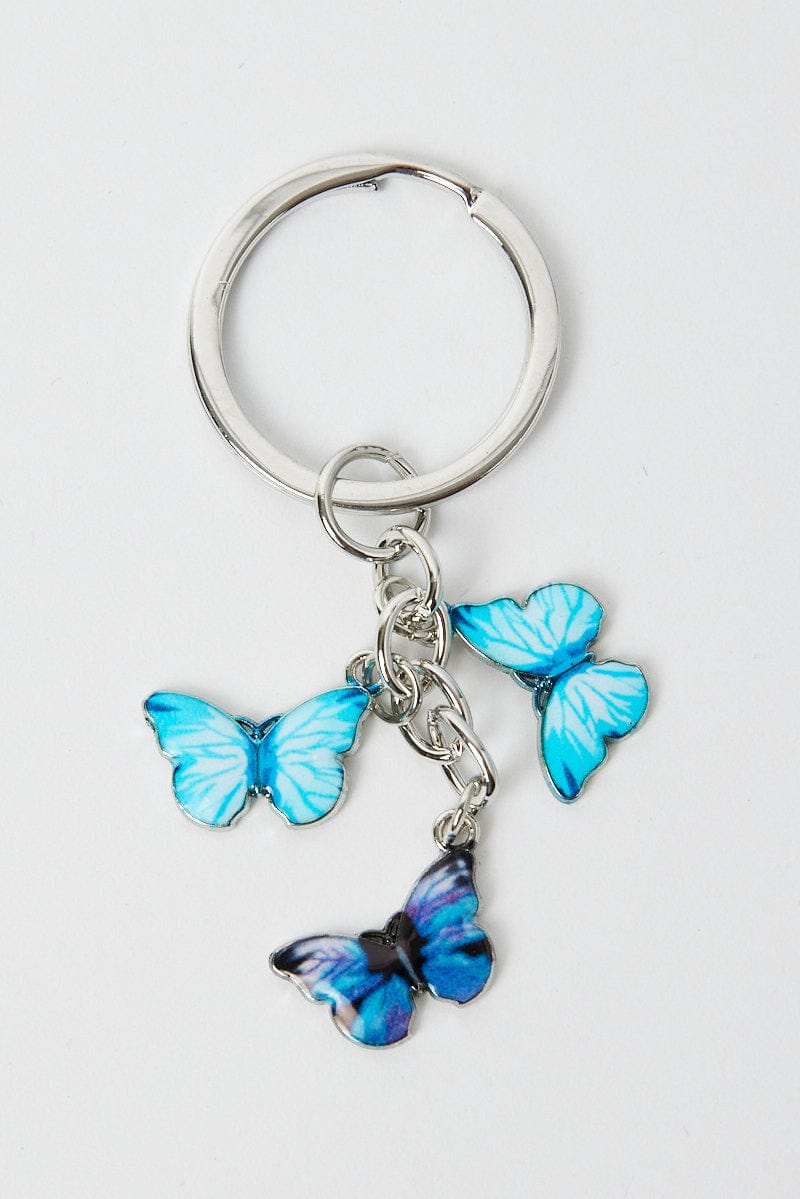 Blue Butterfly Keyring for Ally Fashion