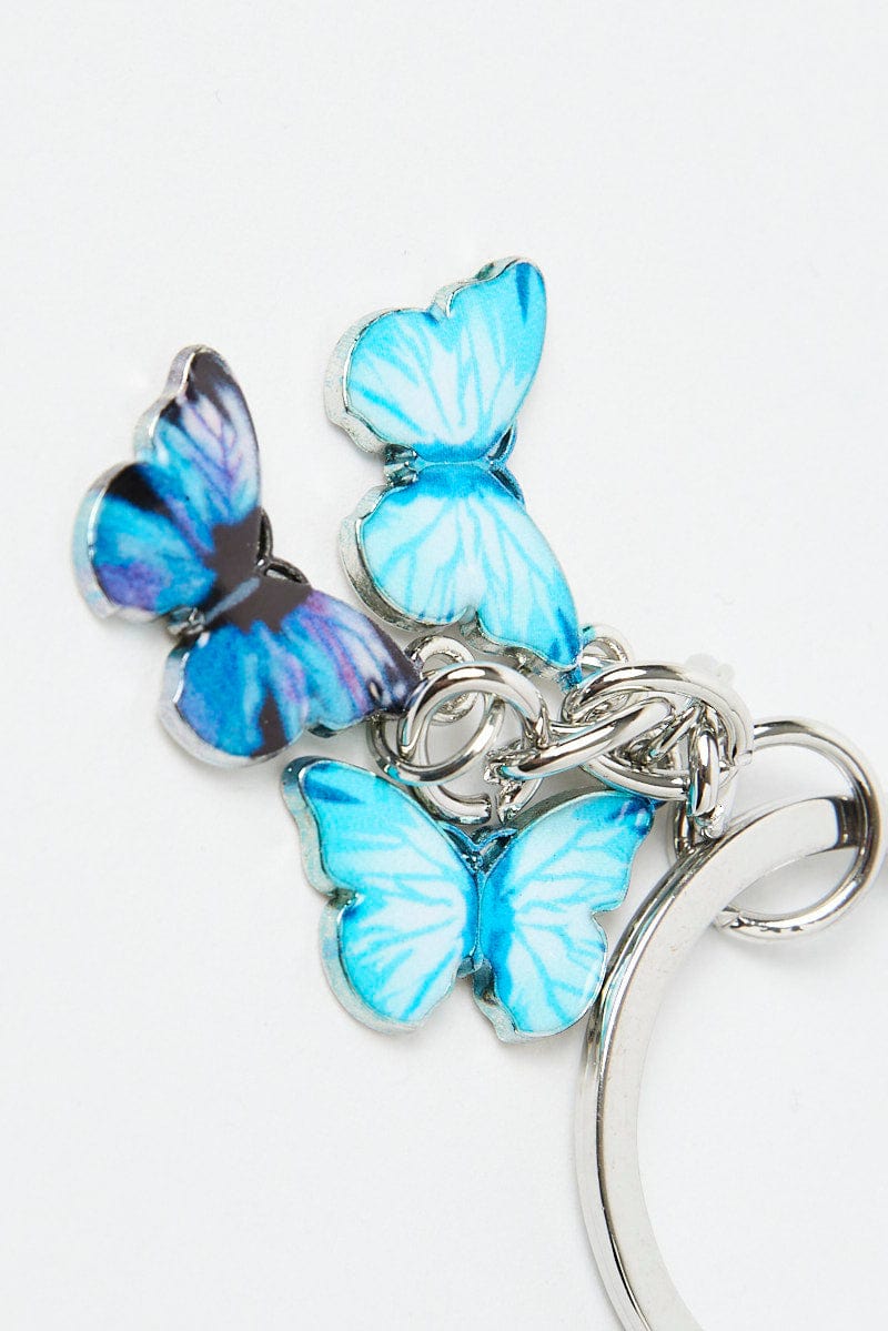 Blue Butterfly Keyring for Ally Fashion