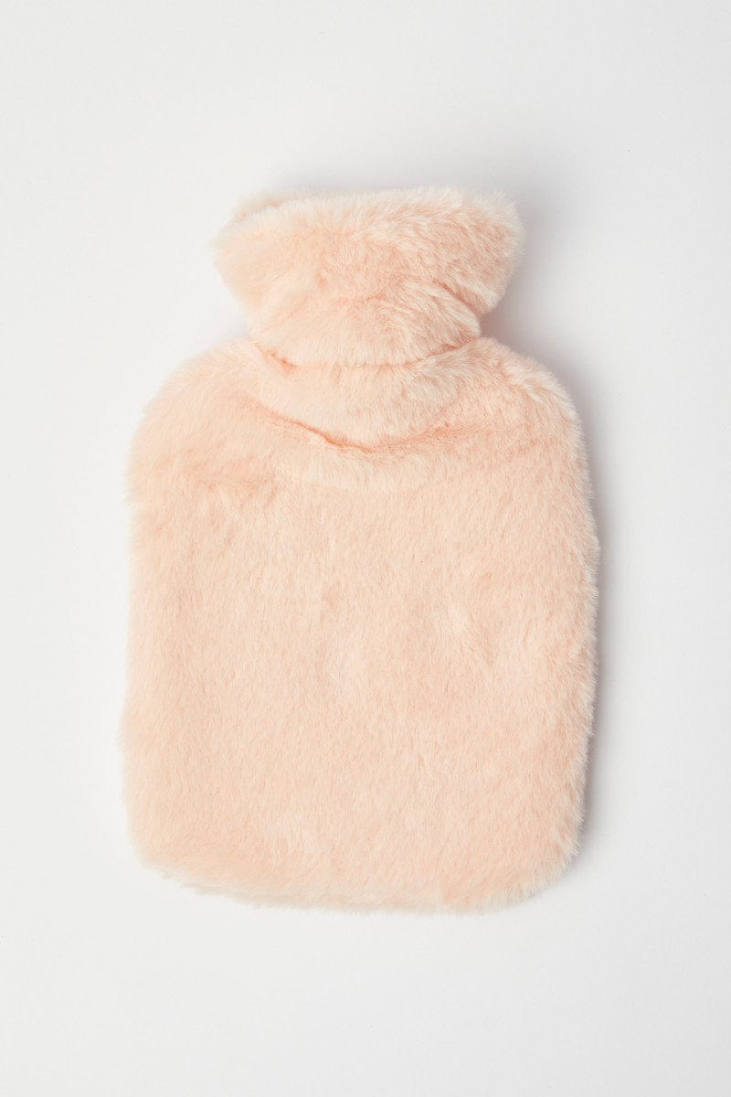 Pink Fluffy Hot Water Bottle for Ally Fashion