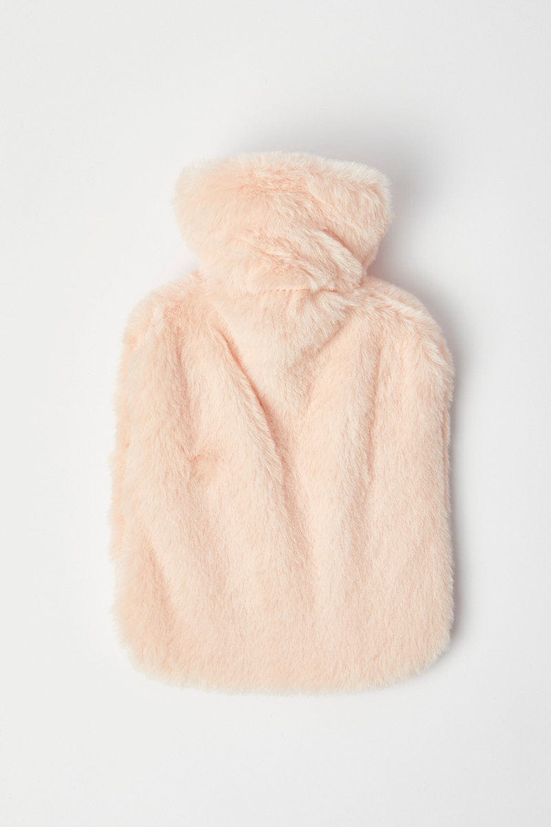 Pink Fluffy Hot Water Bottle for Ally Fashion