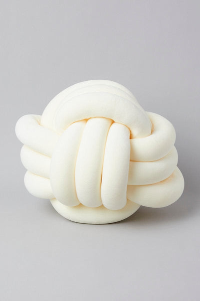 White store knot cushion