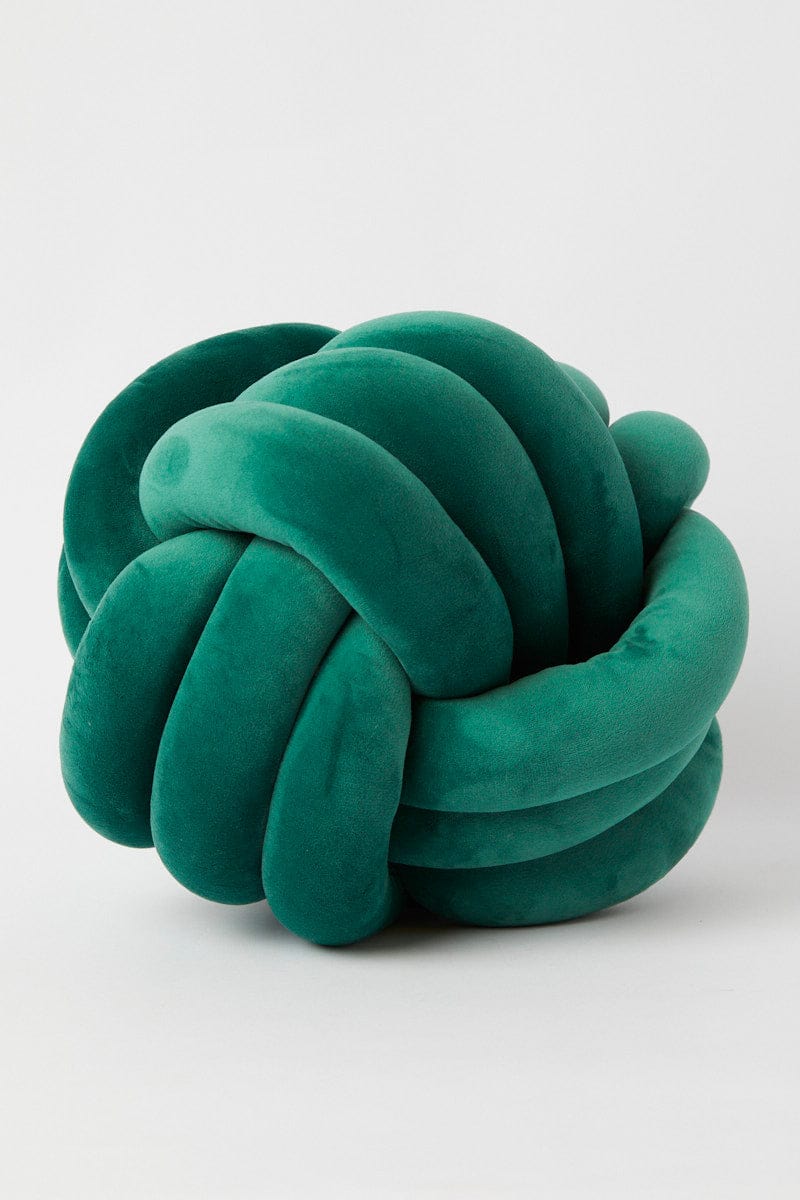 Green Knot Cushion for Ally Fashion