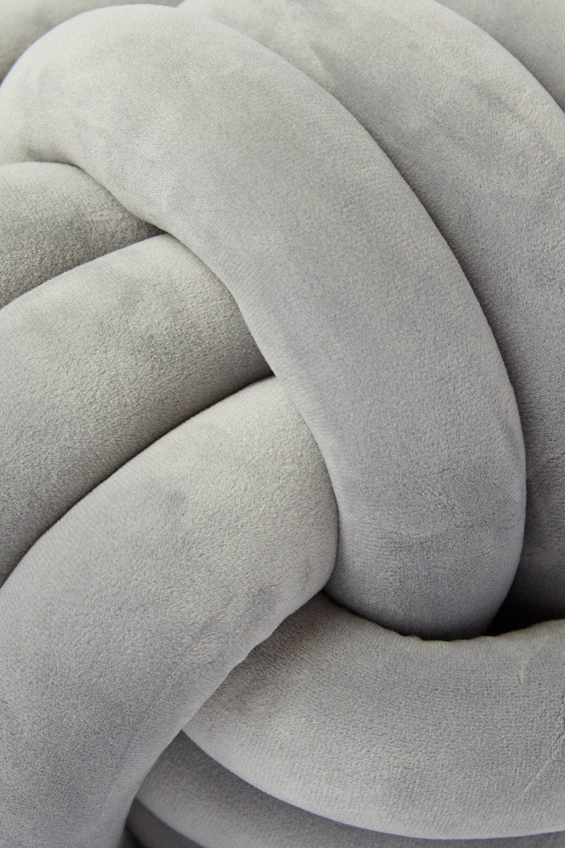 Grey Knot Cushion for Ally Fashion