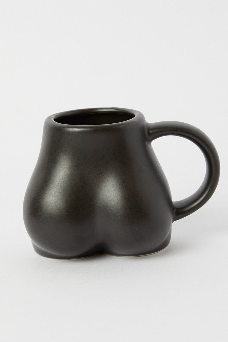 Black Ceramic Booty Mug for Ally Fashion