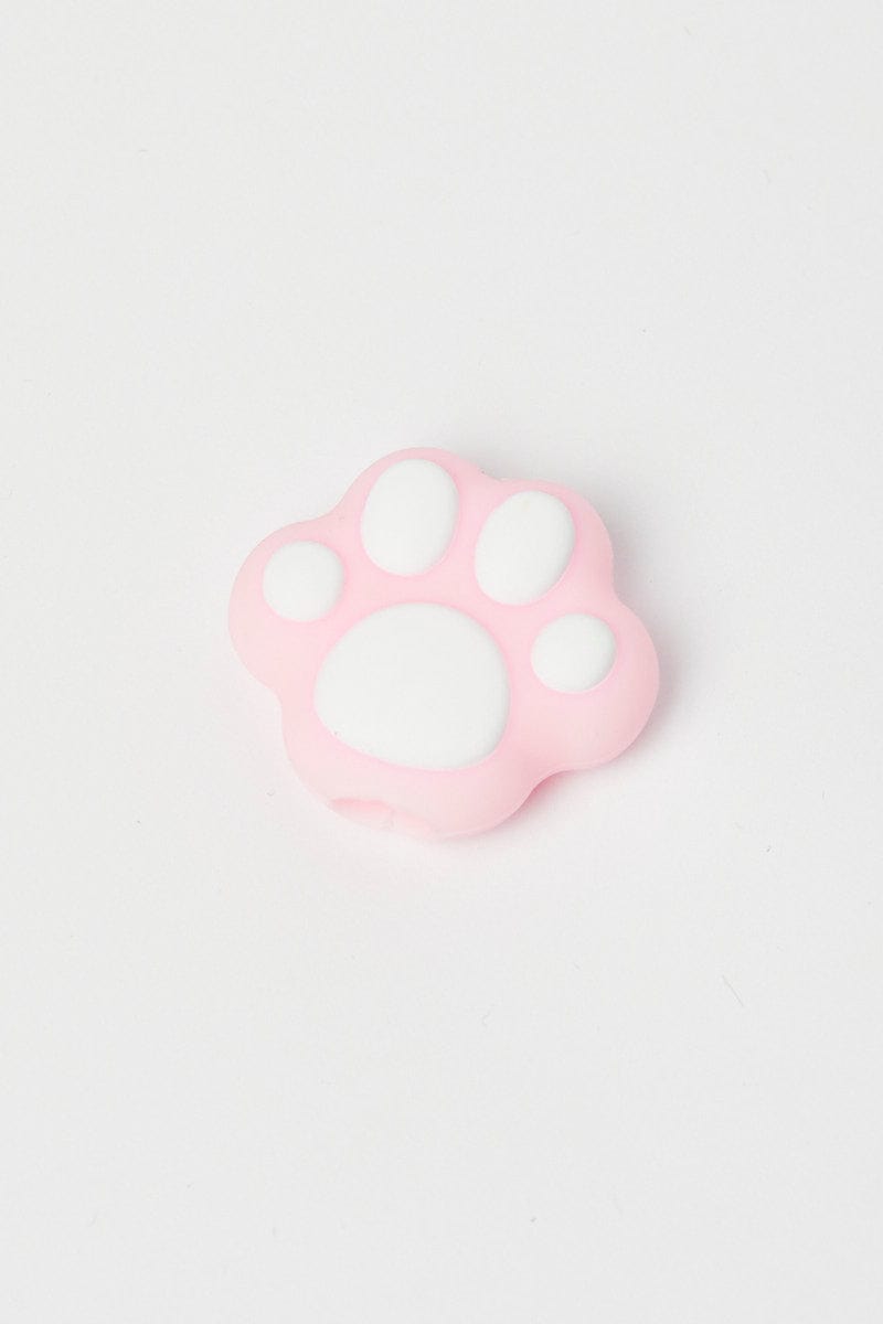 Pink Paw Design Data Cable Protector for Ally Fashion