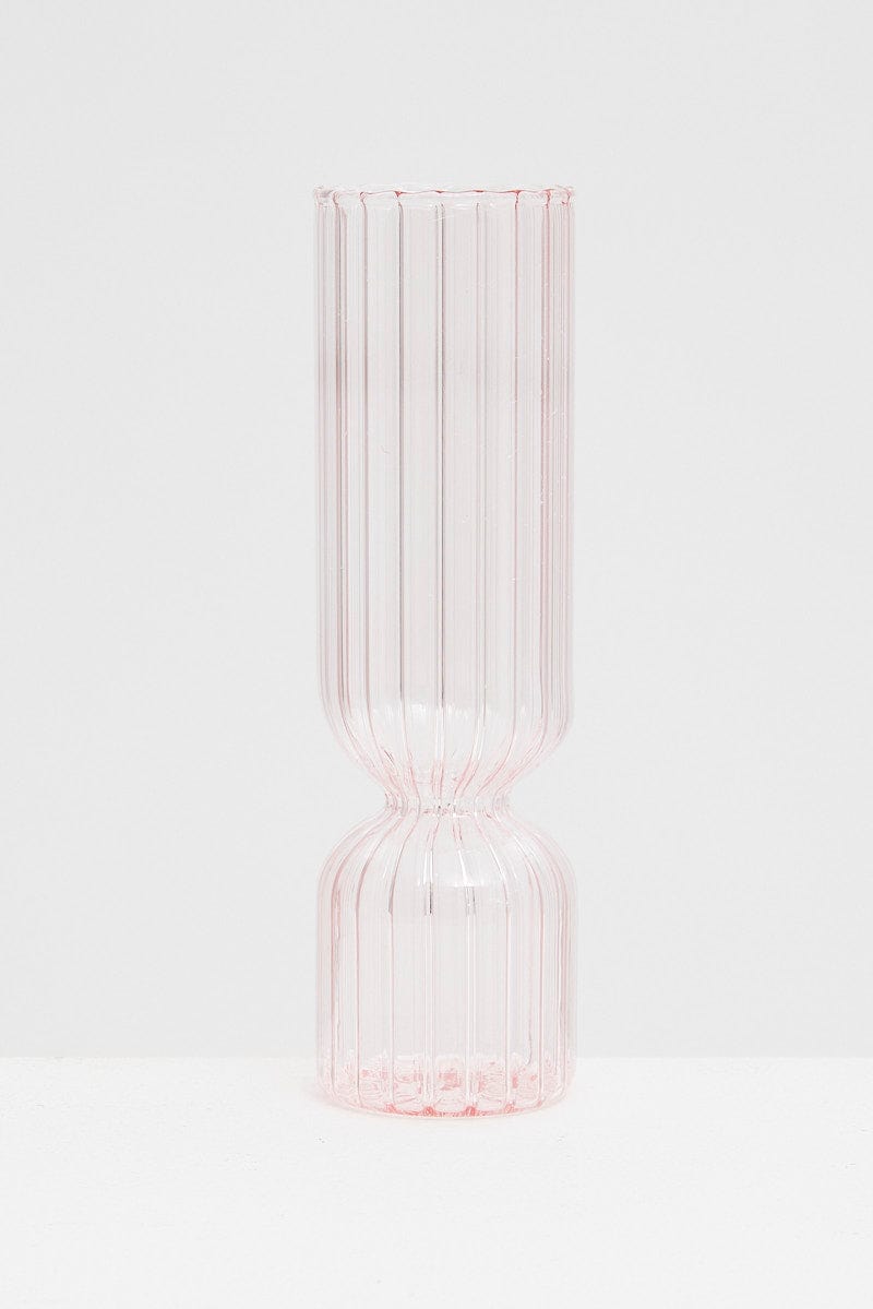 Pink Glass Vase for Ally Fashion