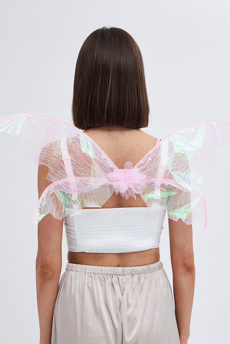 Pink Festival Butterfly Wings for Ally Fashion