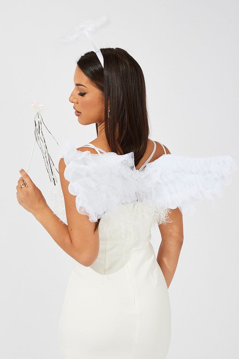 White Halloween Angel Set for Ally Fashion