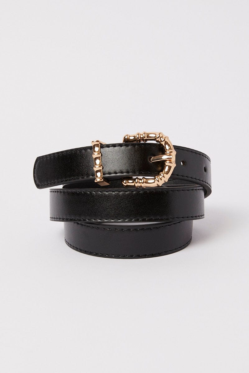 Black Buckle Belt for Ally Fashion