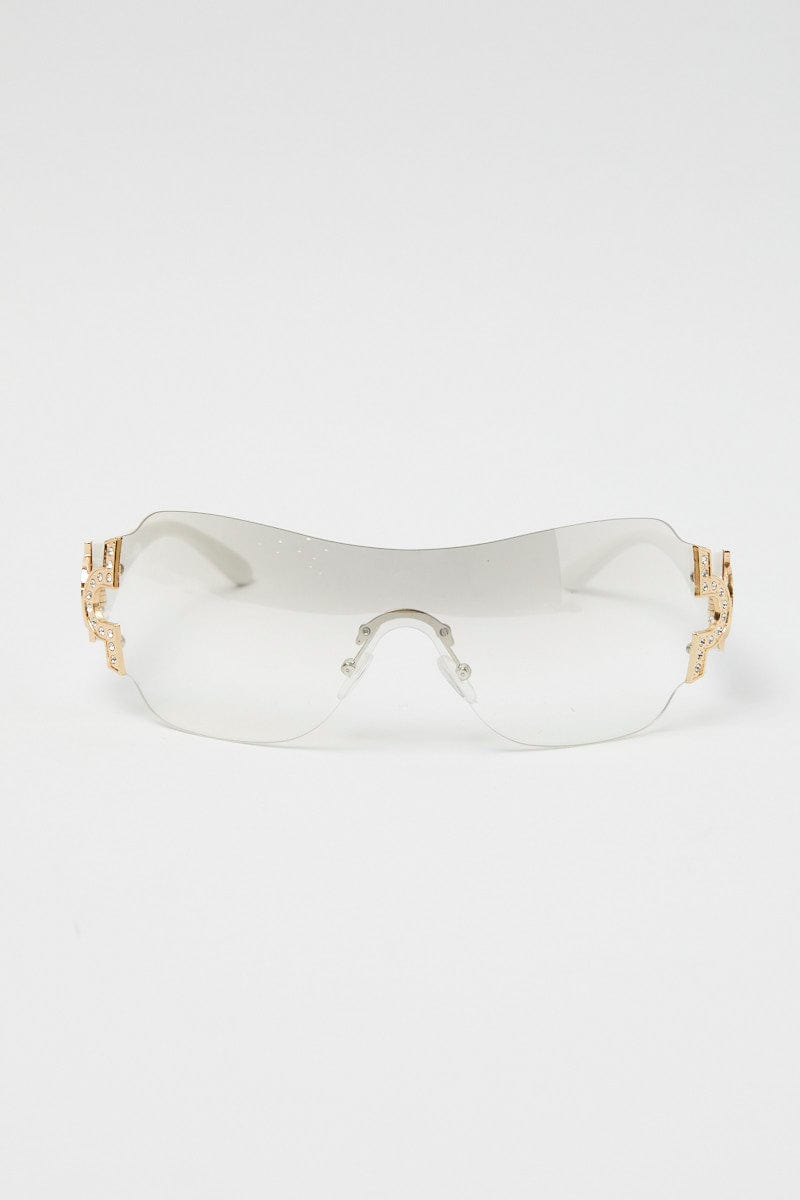 White Fashion Sunglasses for Ally Fashion