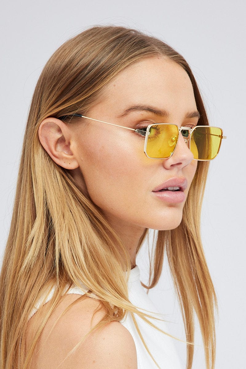 Yellow Fashion Sunglasses for Ally Fashion