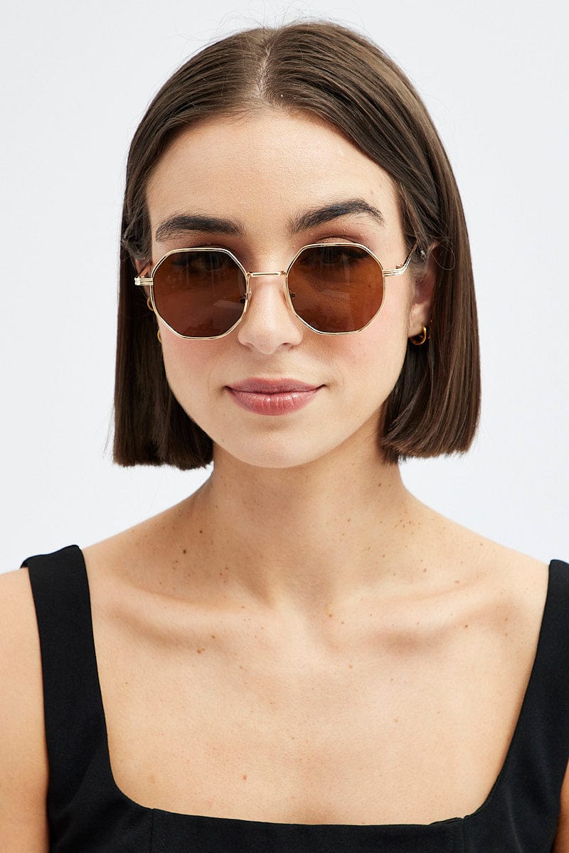 Brown Fashion Sunglasses for Ally Fashion