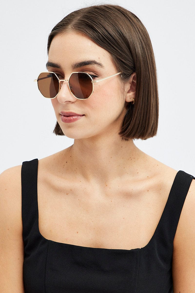 Brown Fashion Sunglasses for Ally Fashion