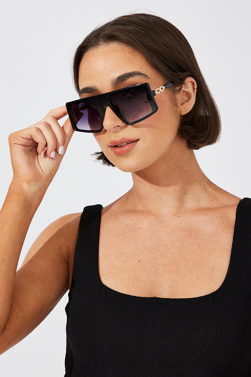 Grey Oversize Fashion Sunglasses for Ally Fashion