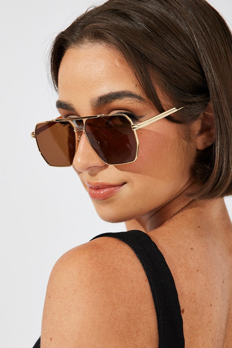 Brown Fashion Sunglasses for Ally Fashion