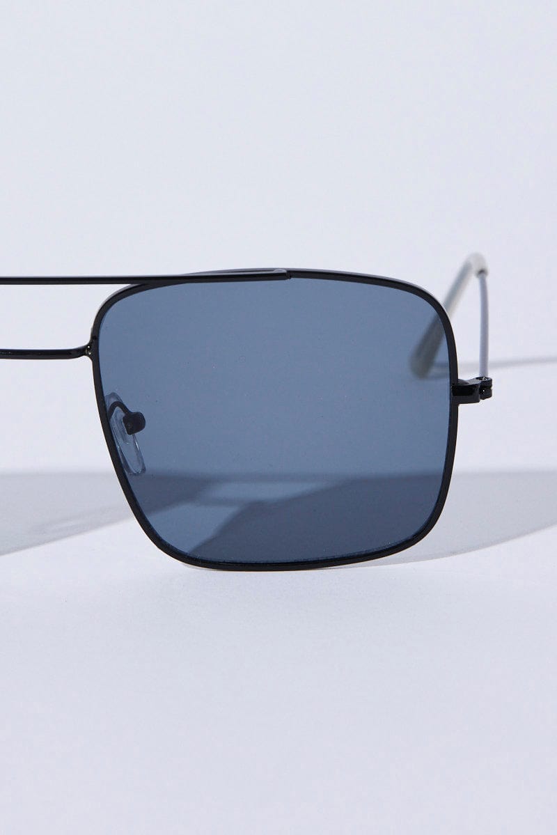 Black Oversized Square Sunglasses for Ally Fashion