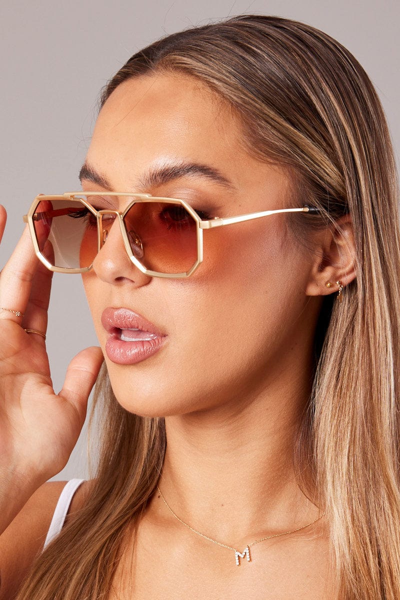 Brown Fashion Sunglasses for Ally Fashion