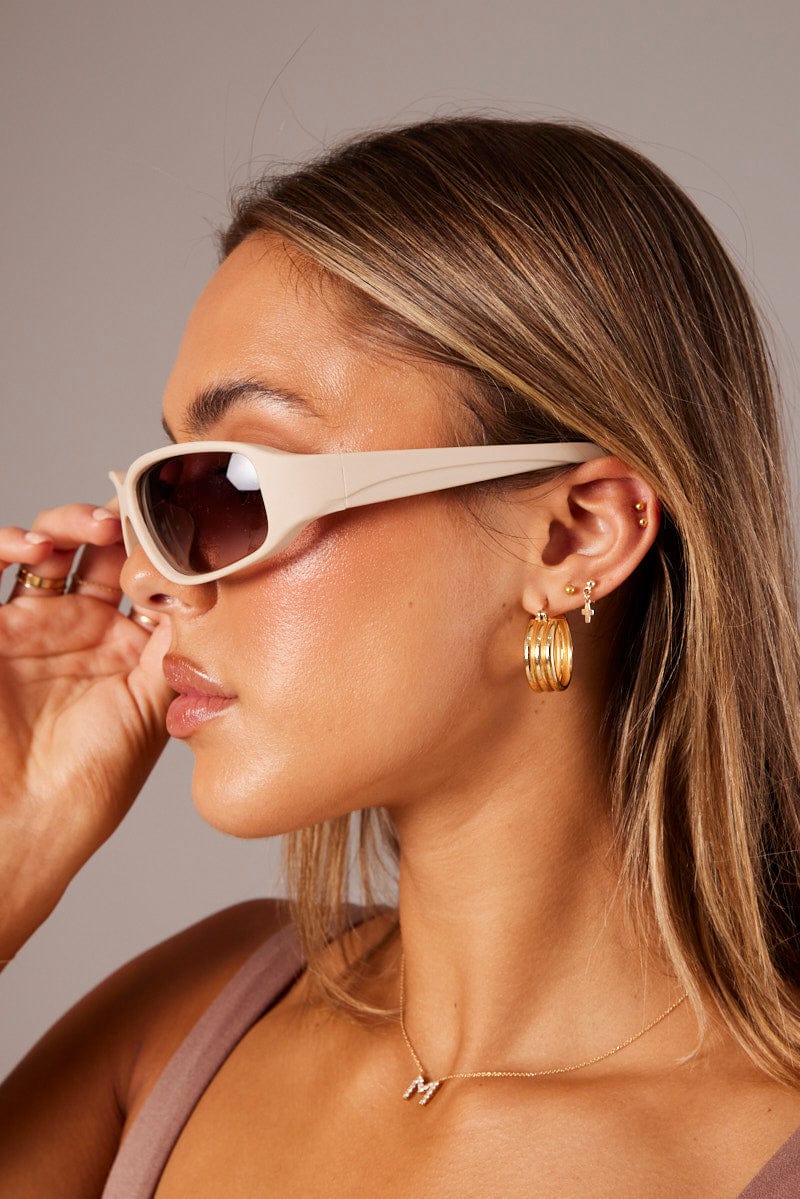 Beige Fashion Sunglasses for Ally Fashion