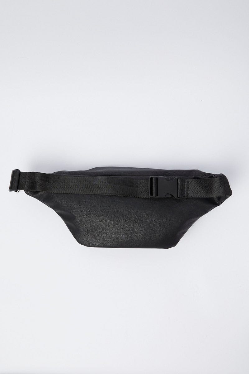 Black Zip Detail Bum Bag