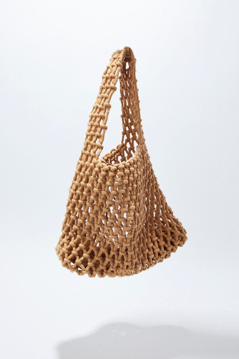 Beige Crochet Bag for Ally Fashion