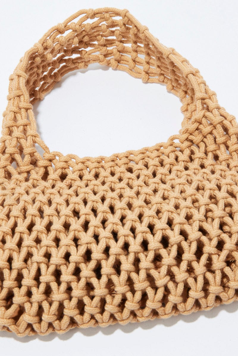 Beige Crochet Bag for Ally Fashion