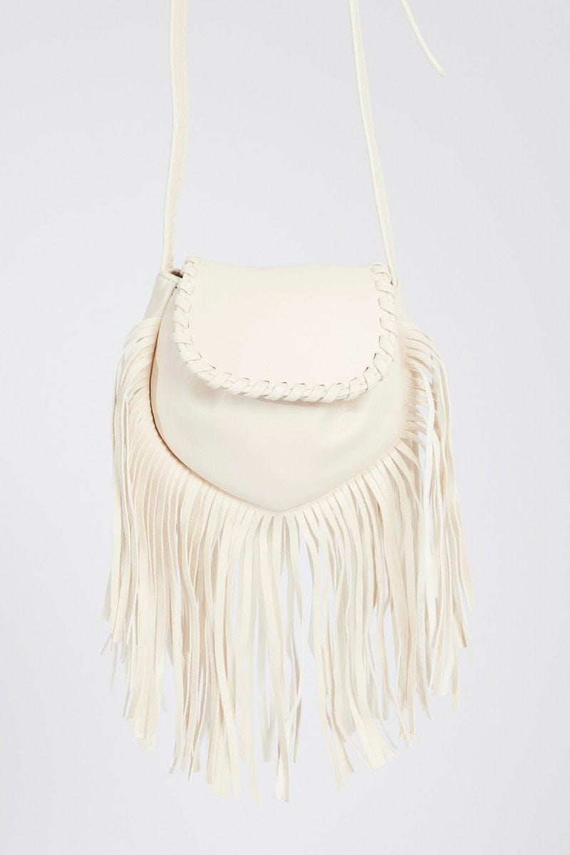 True Decadence beaded embellished mini grab bag in white | ASOS