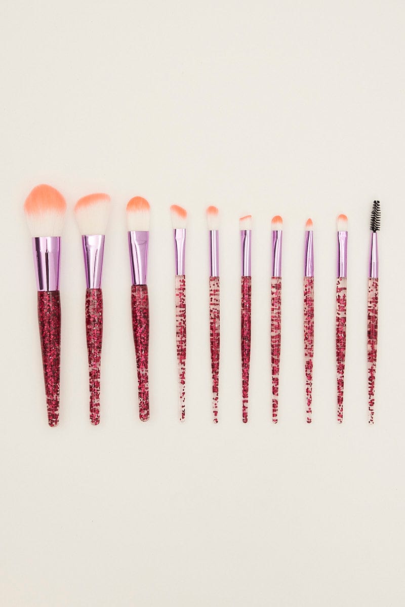 Pink Make Up Brush Set for Ally Fashion