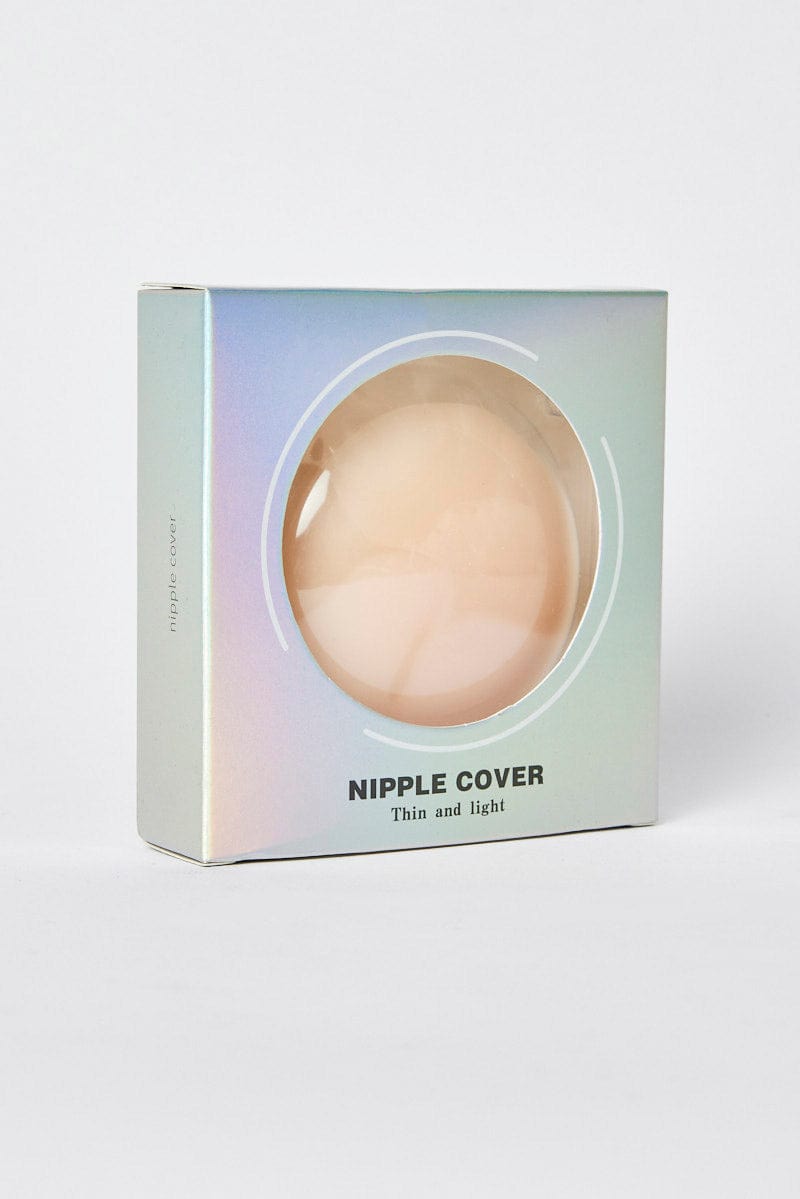 Pink Circular Silicone Nipple Cover for Ally Fashion