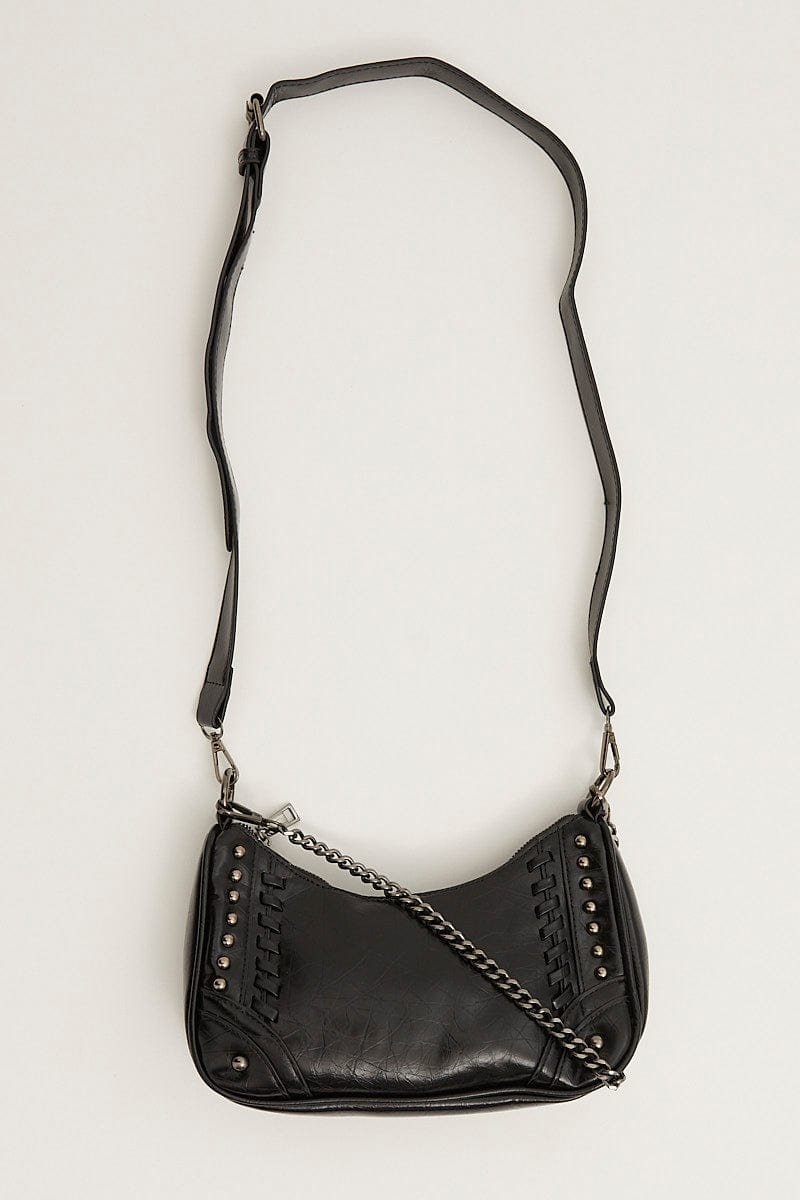 BAGS Black Shoulder Bag for Women by Ally