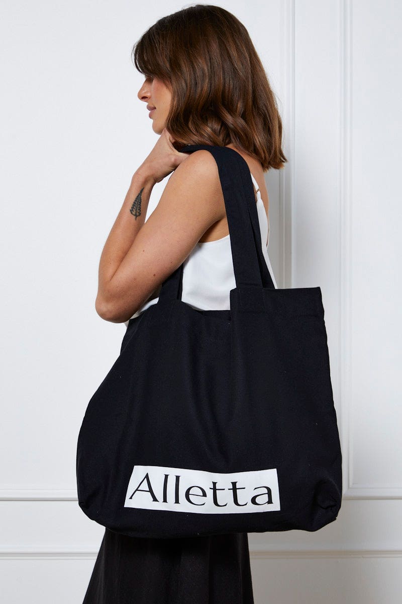 BAGS Black Tote Bags for Women by Ally