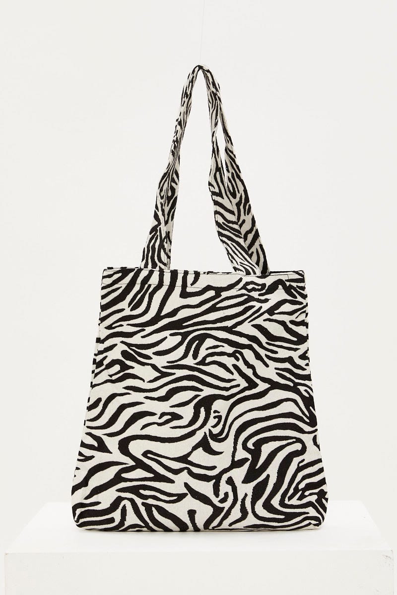 BAGS Print Cord Tote Bag for Women by Ally