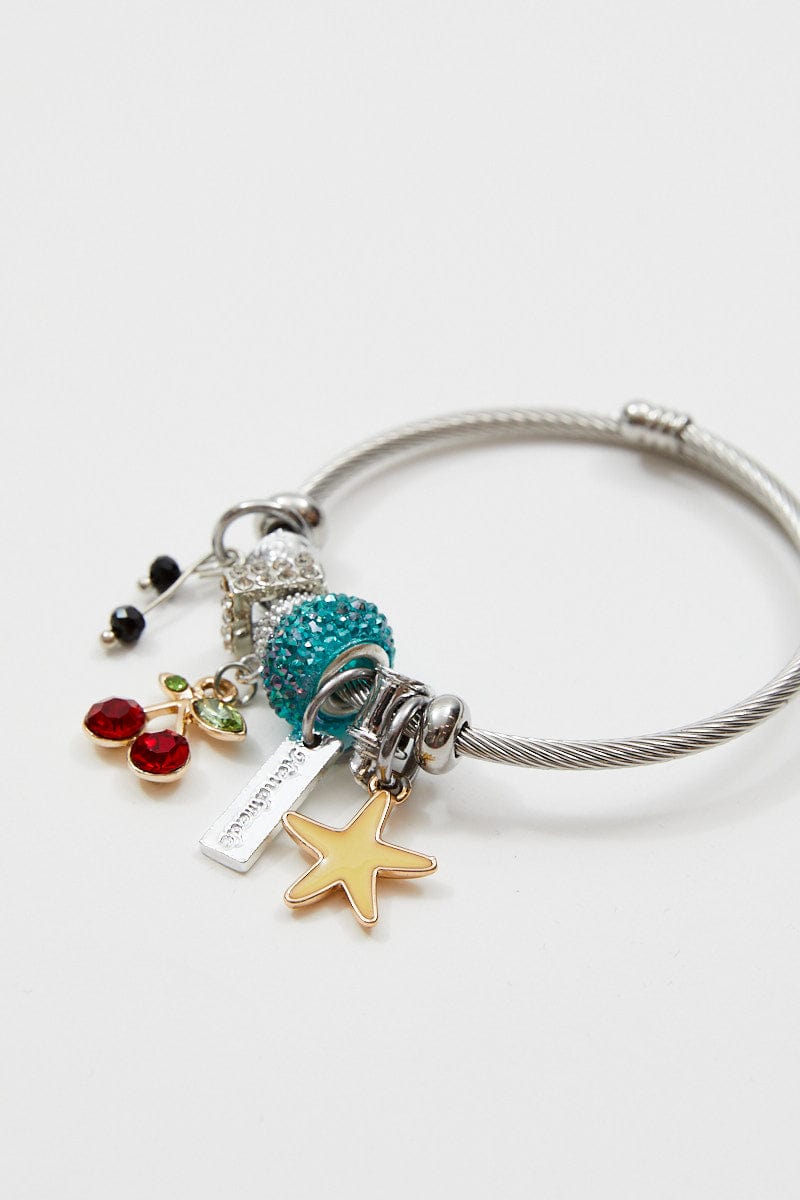 BANGLE/BRACELET Blue Charm Bracelet for Women by Ally