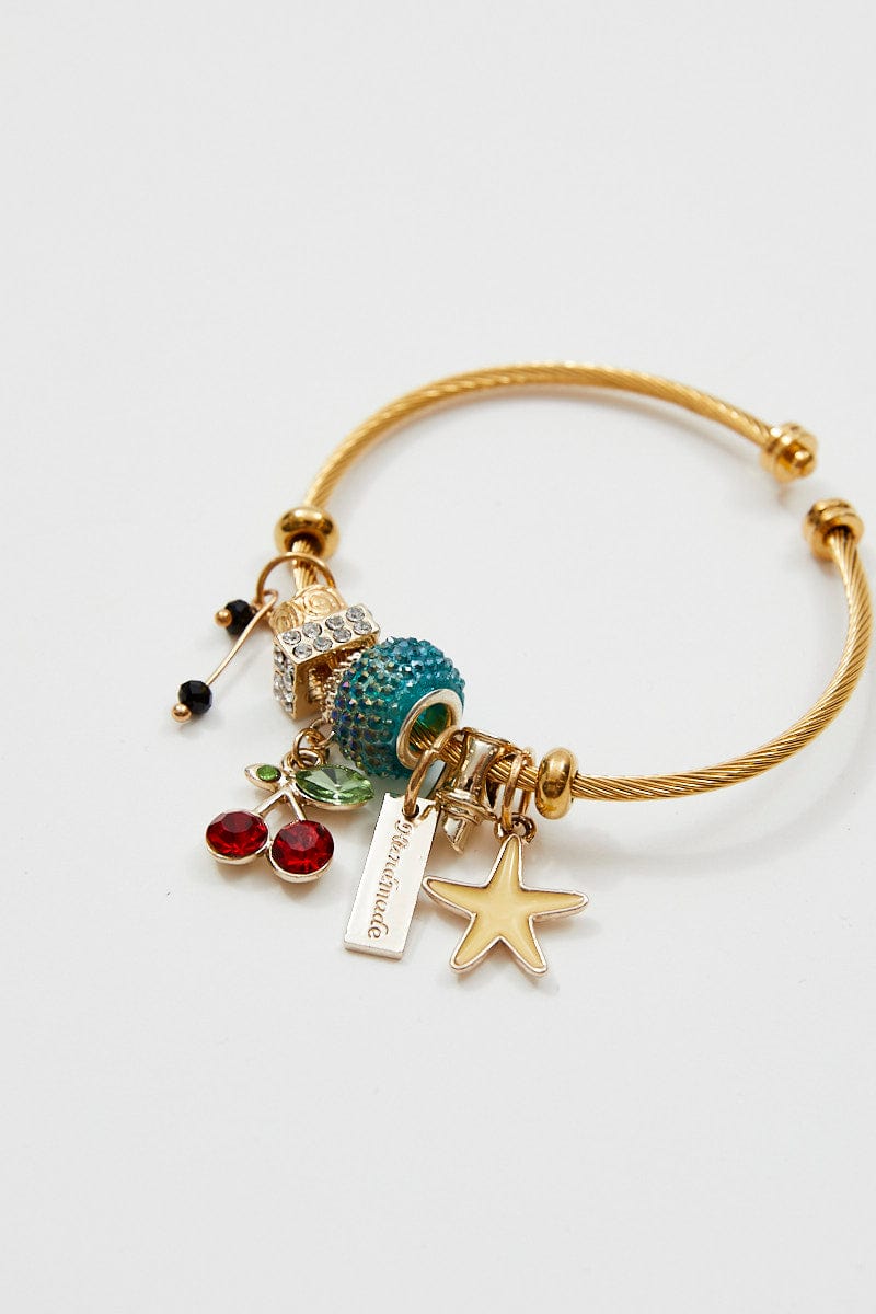 BANGLE/BRACELET Blue Charm Bracelet for Women by Ally