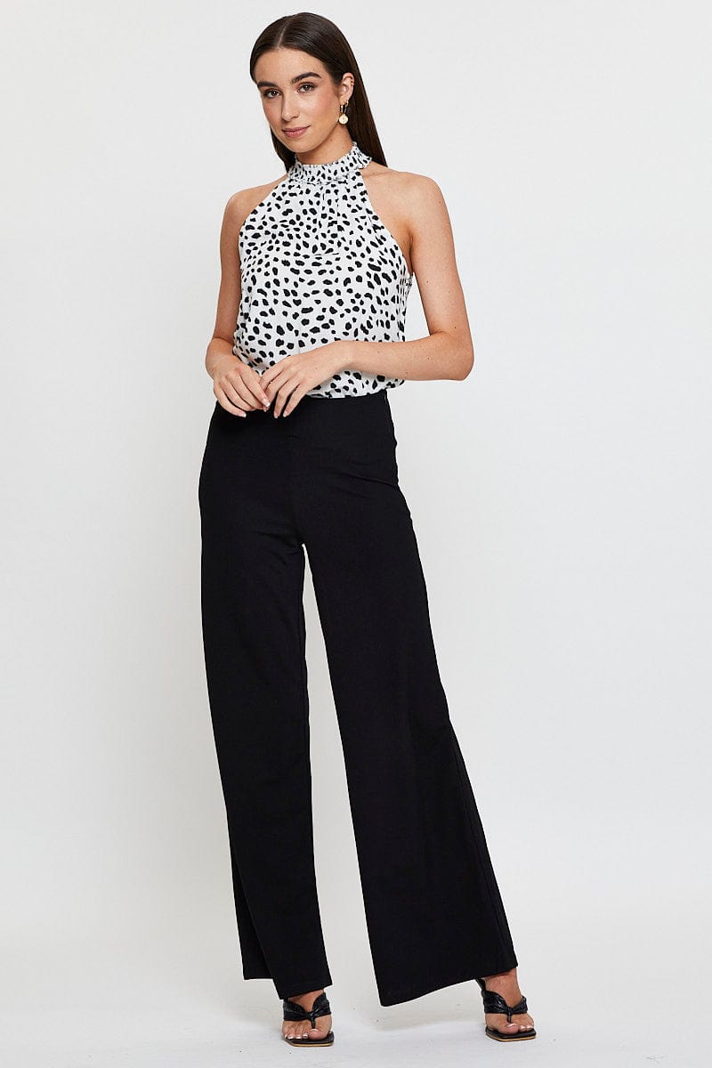BARDOT Geo Print Halter Top Sleeveless for Women by Ally