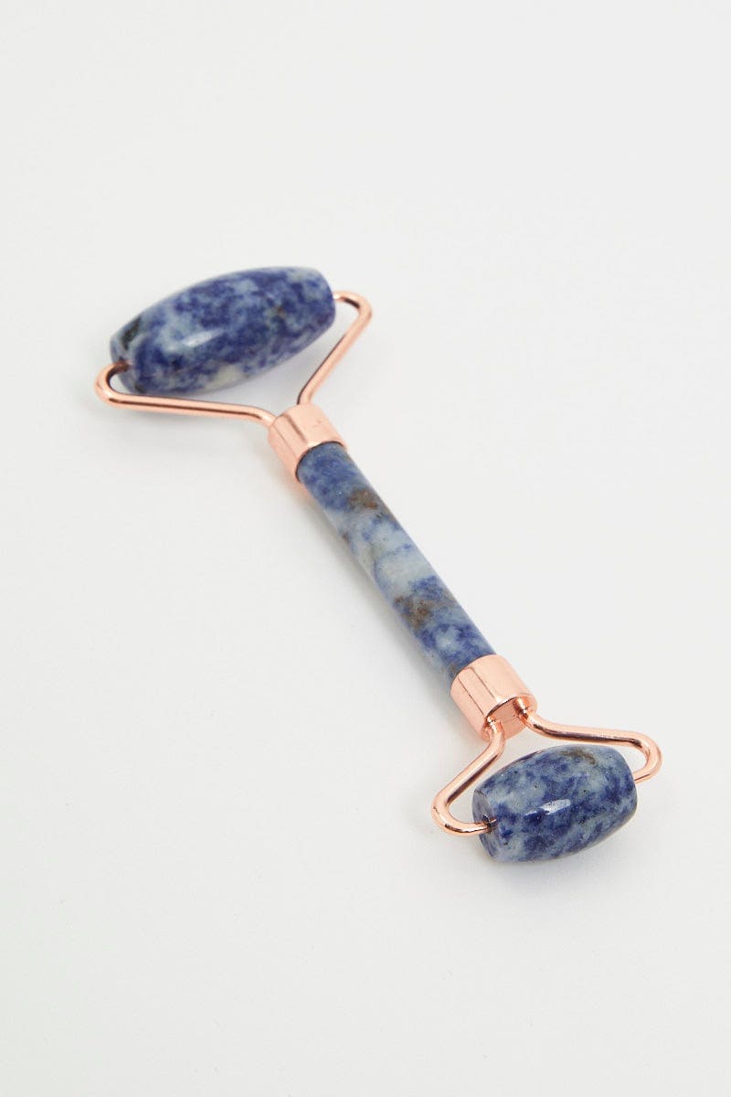 BEAUTY Blue Nyla-Rose Sodalite Quartz Beauty Roller for Women by Ally