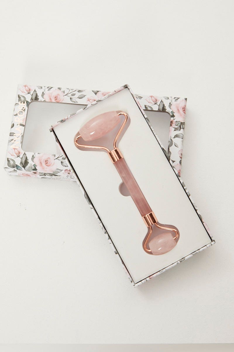 BEAUTY Pink Mothers Day Pink Quartz Facial Massager In A Box for Women by Ally