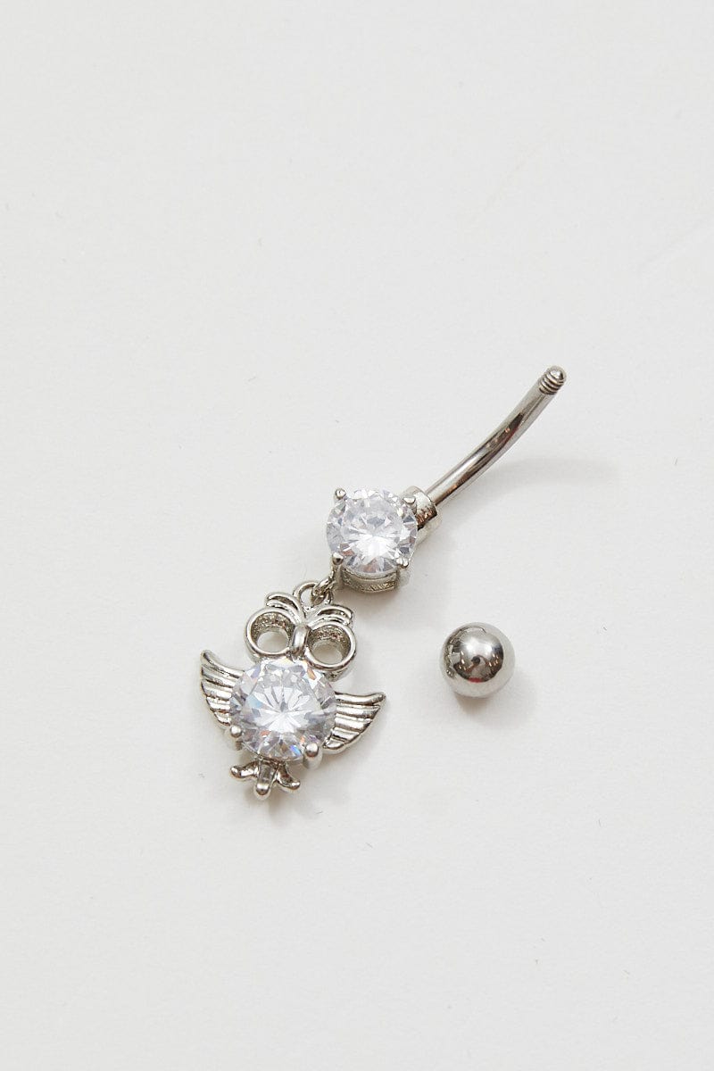 BODY & HAIR Metallic Belly Ring for Women by Ally