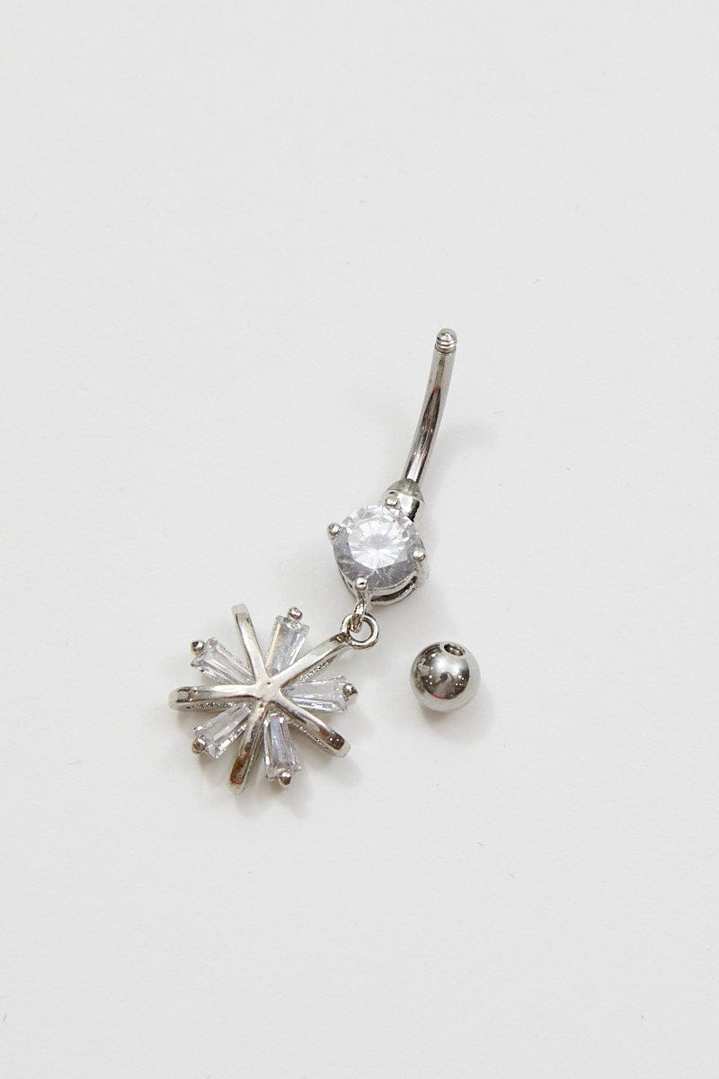 BODY & HAIR Metallic Belly Ring for Women by Ally
