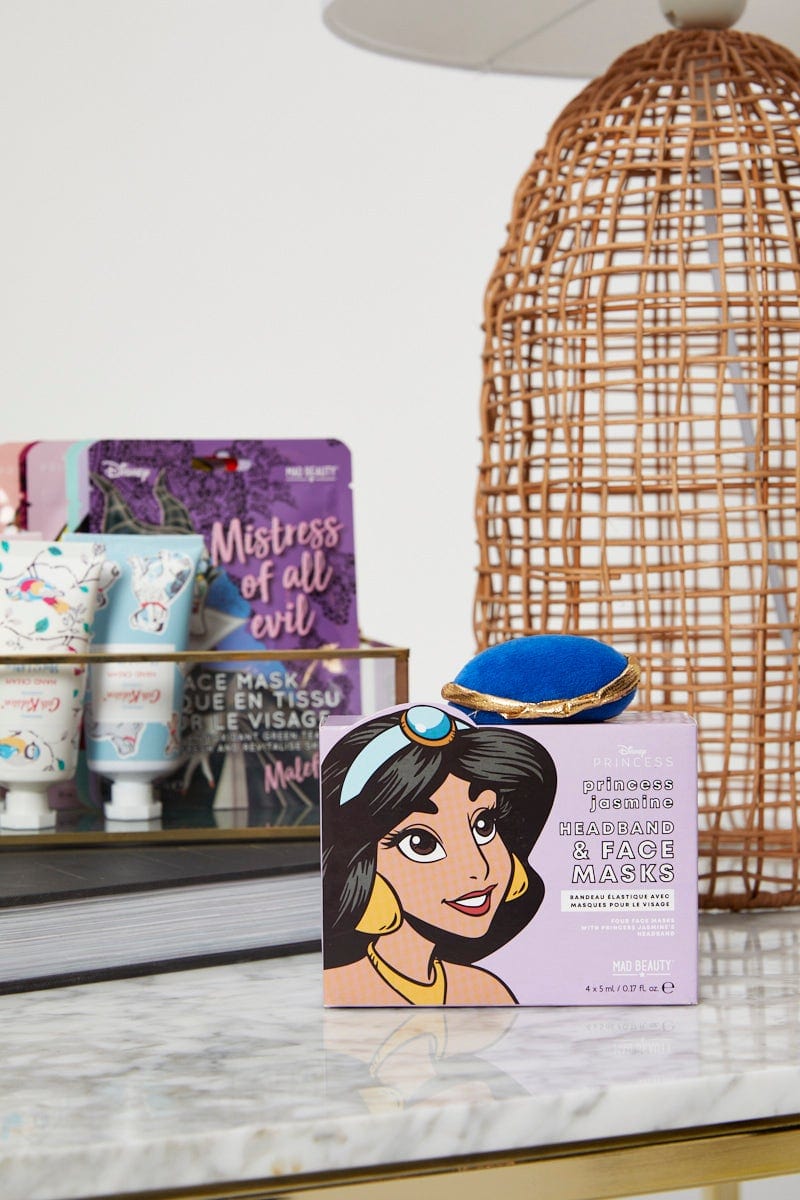 BODY & HAIR Multi Disney Princess Jasmine Headband And Face Mask for Women by Ally