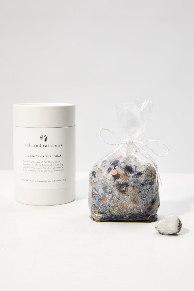 Women’s White Salts And Rainbows Moon-Day Ritual Soak | Ally Fashion