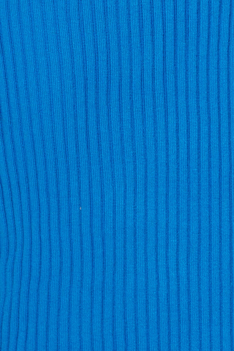 BODYCON DRESS Blue Knit Dress Bodycon for Women by Ally