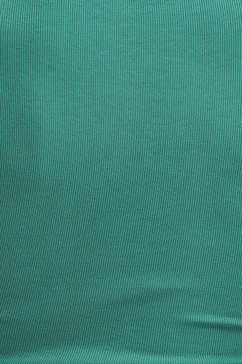BODYCON DRESS Green Tie Back Dress Long Sleeve Mini for Women by Ally