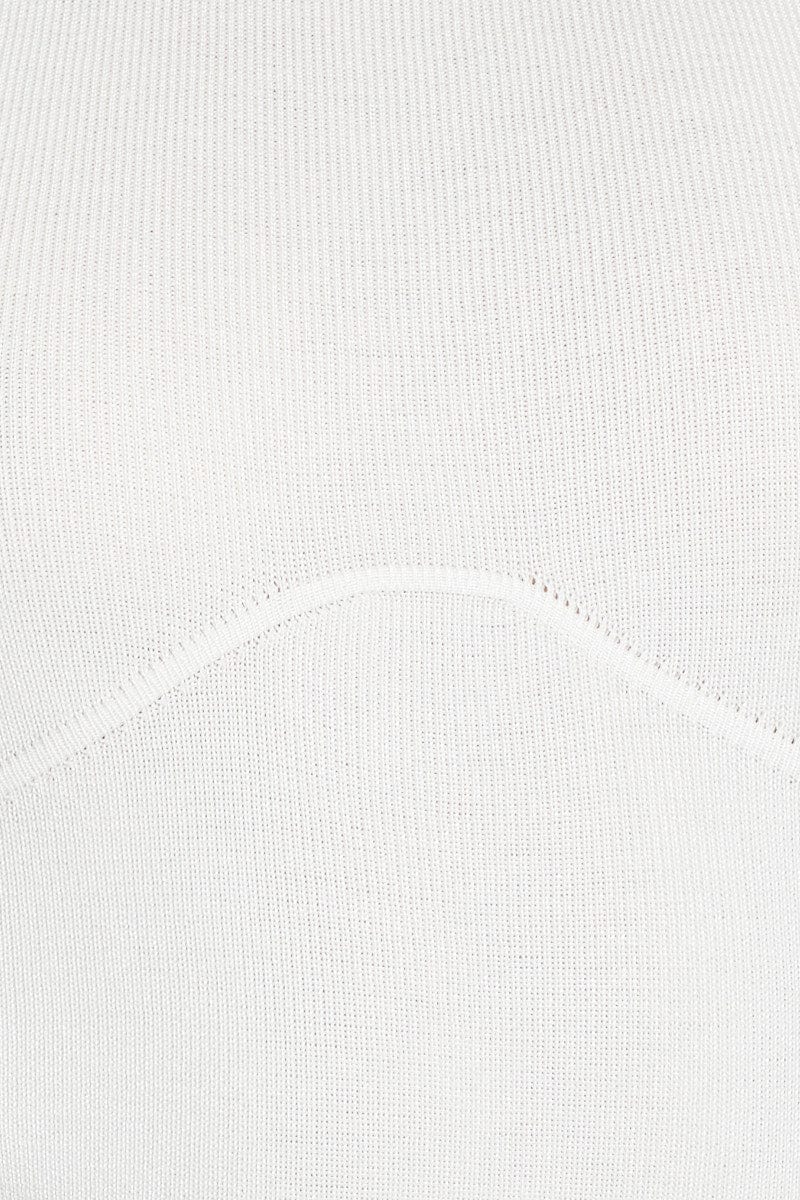 BODYCON DRESS White Mini Dress Bodycon for Women by Ally