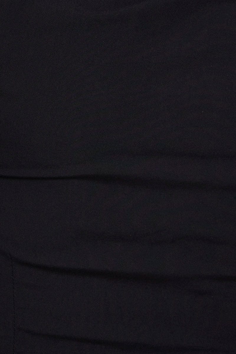 BOLERO Black Crop Bolero Short Sleeve for Women by Ally