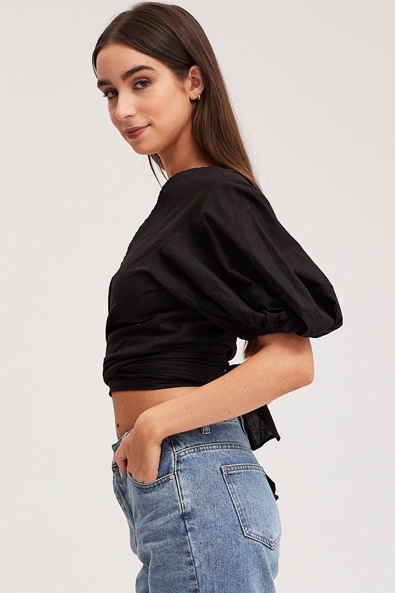 Bolero Sort Women’s Black Crop Bolero Short Sleeve | Ally Fashion