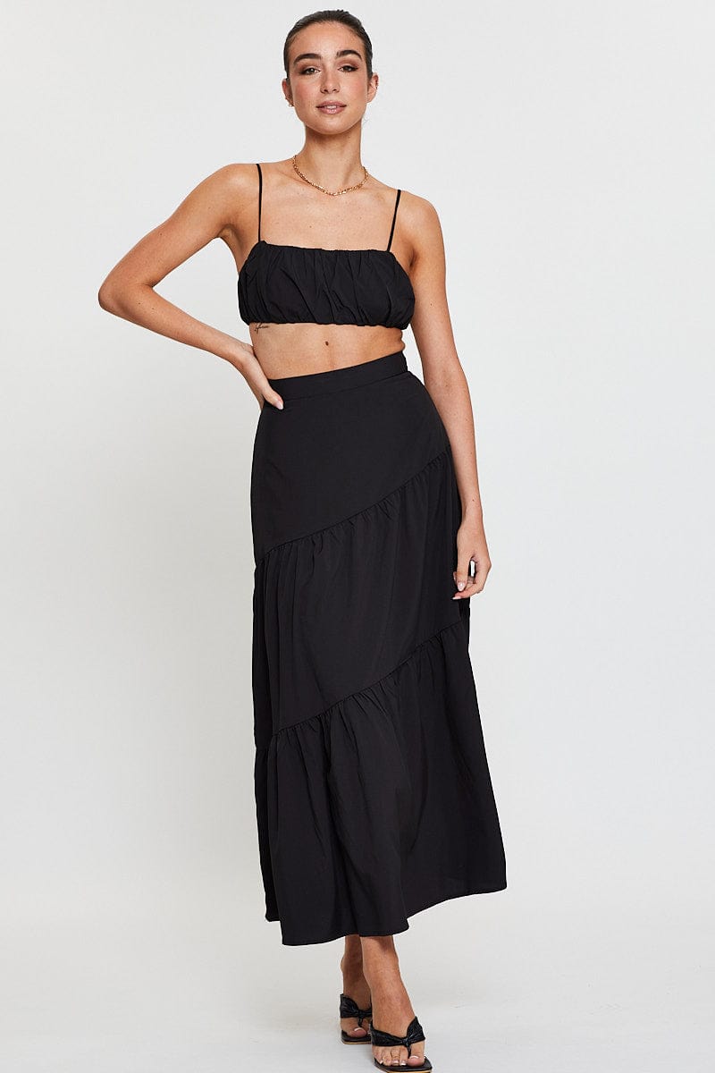 BRALET Black Bralette Top Sleeveless for Women by Ally