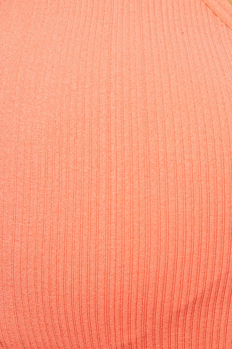 BRALETTE Orange Seamless Basic Bralette for Women by Ally