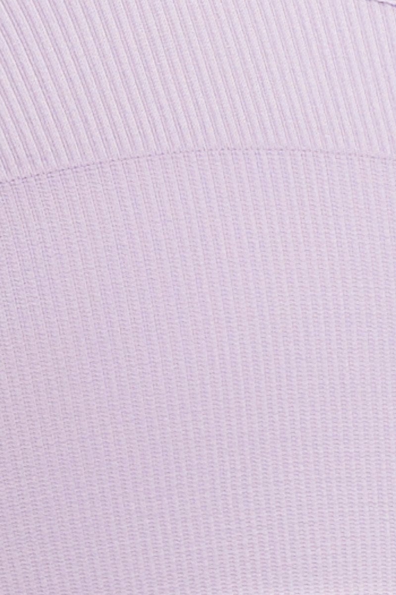 BRALETTE Purple Crop Singlet Top Seamless for Women by Ally