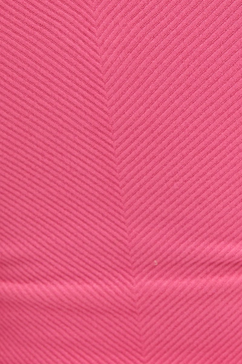Pink Bralette Seamless Rib for Ally Fashion