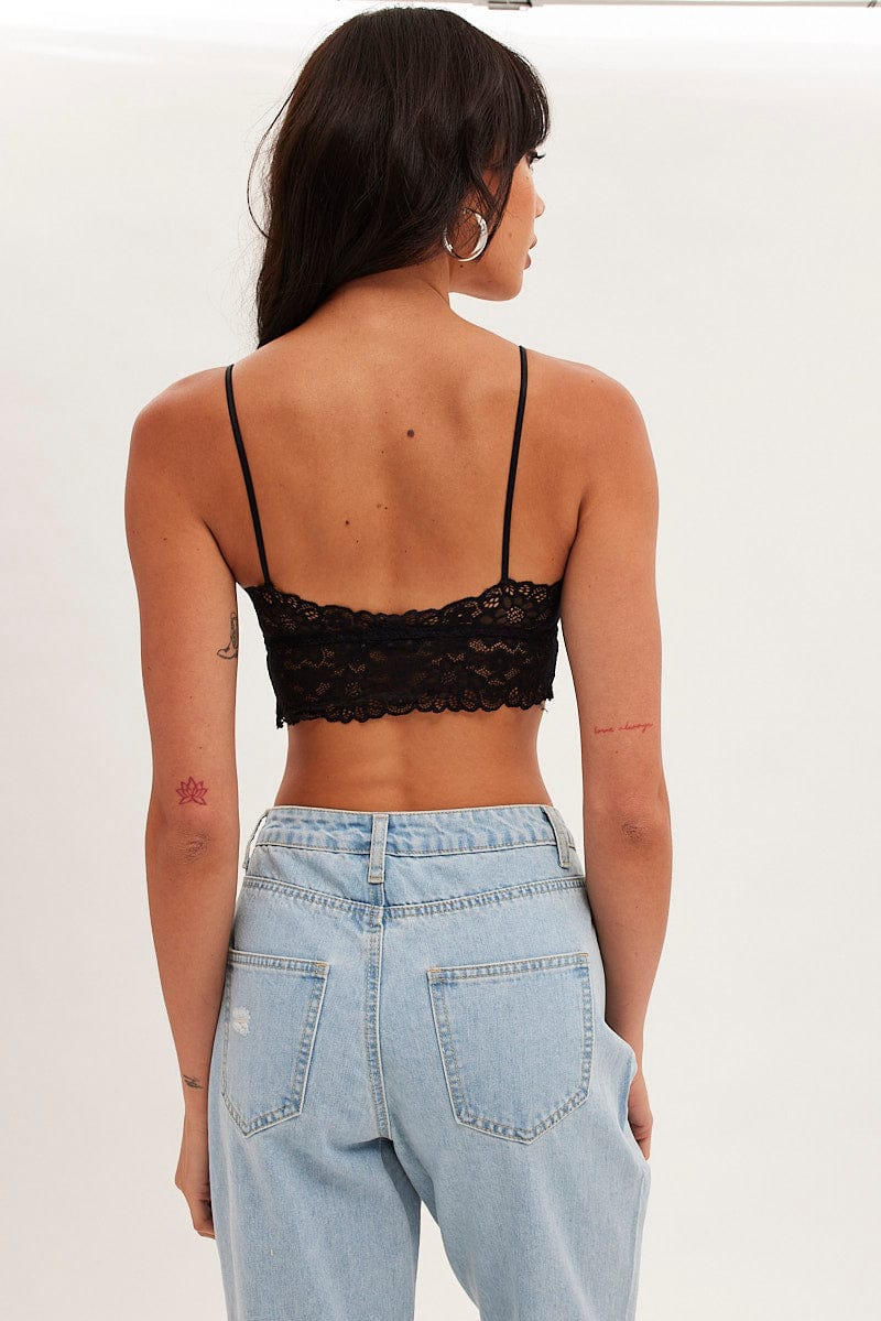 Black Bralette Lace for Ally Fashion